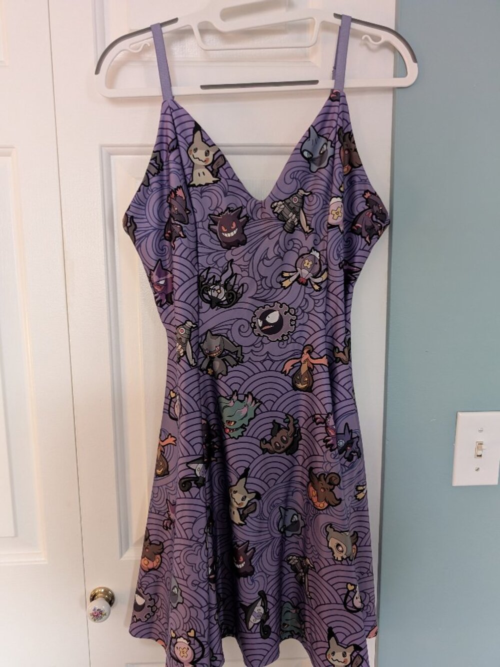Black Milk Ghost Pokemon strappy dress